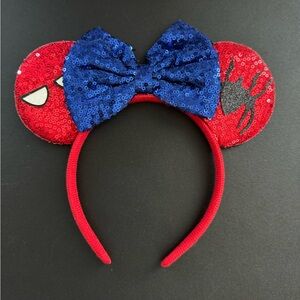 Spiderman Mickey Ears Headband